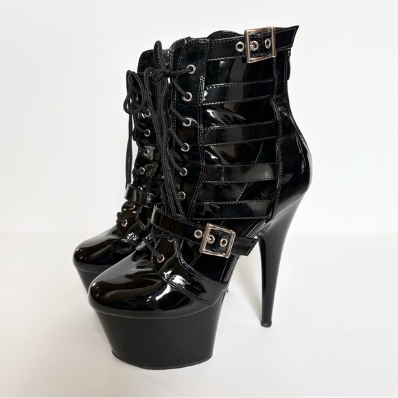 Pleaser Shoes - Pleaser Amore Cage Heels